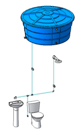 Synthetic BIM model used for testing