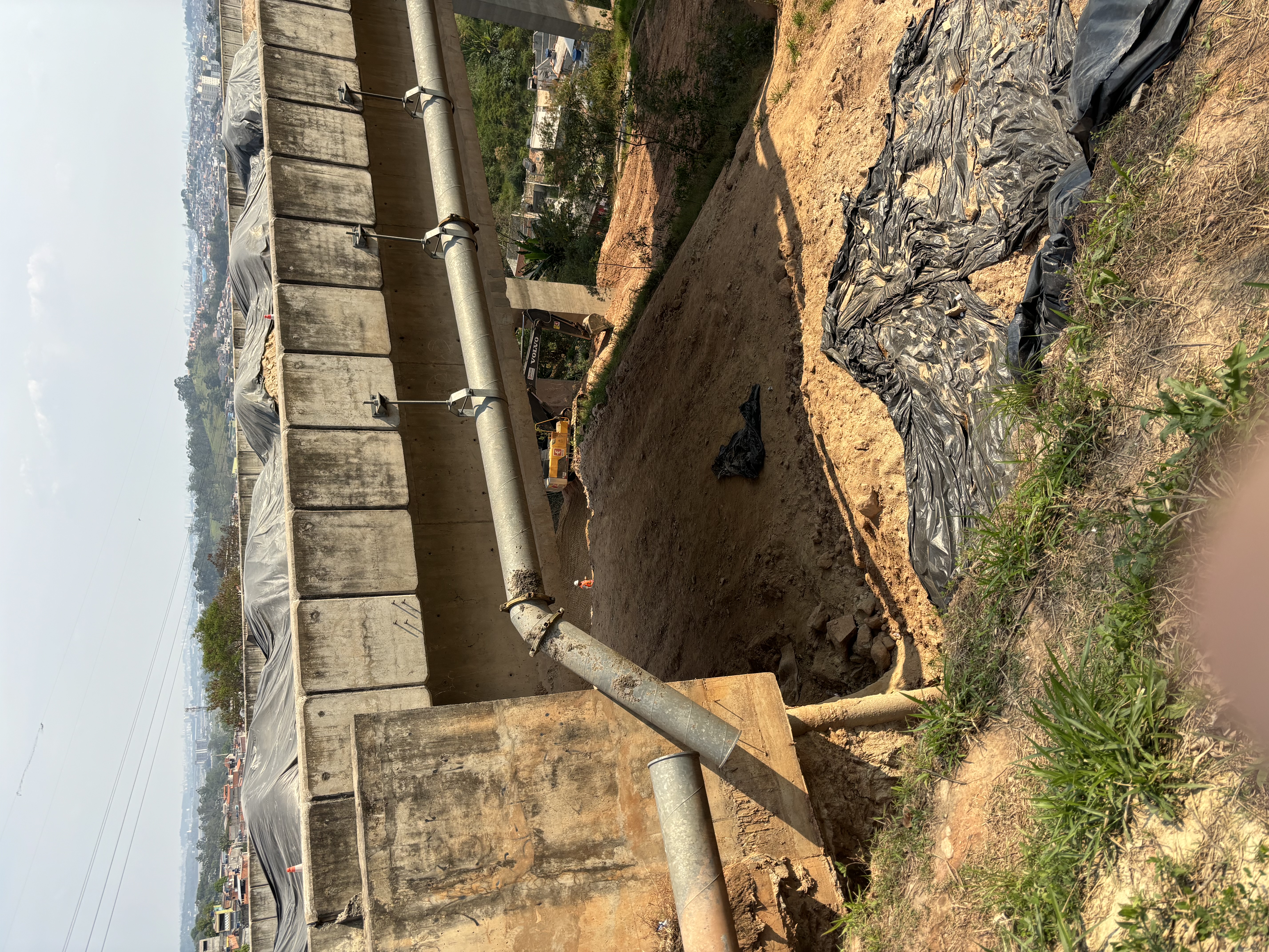 Field inspection at a viaduct