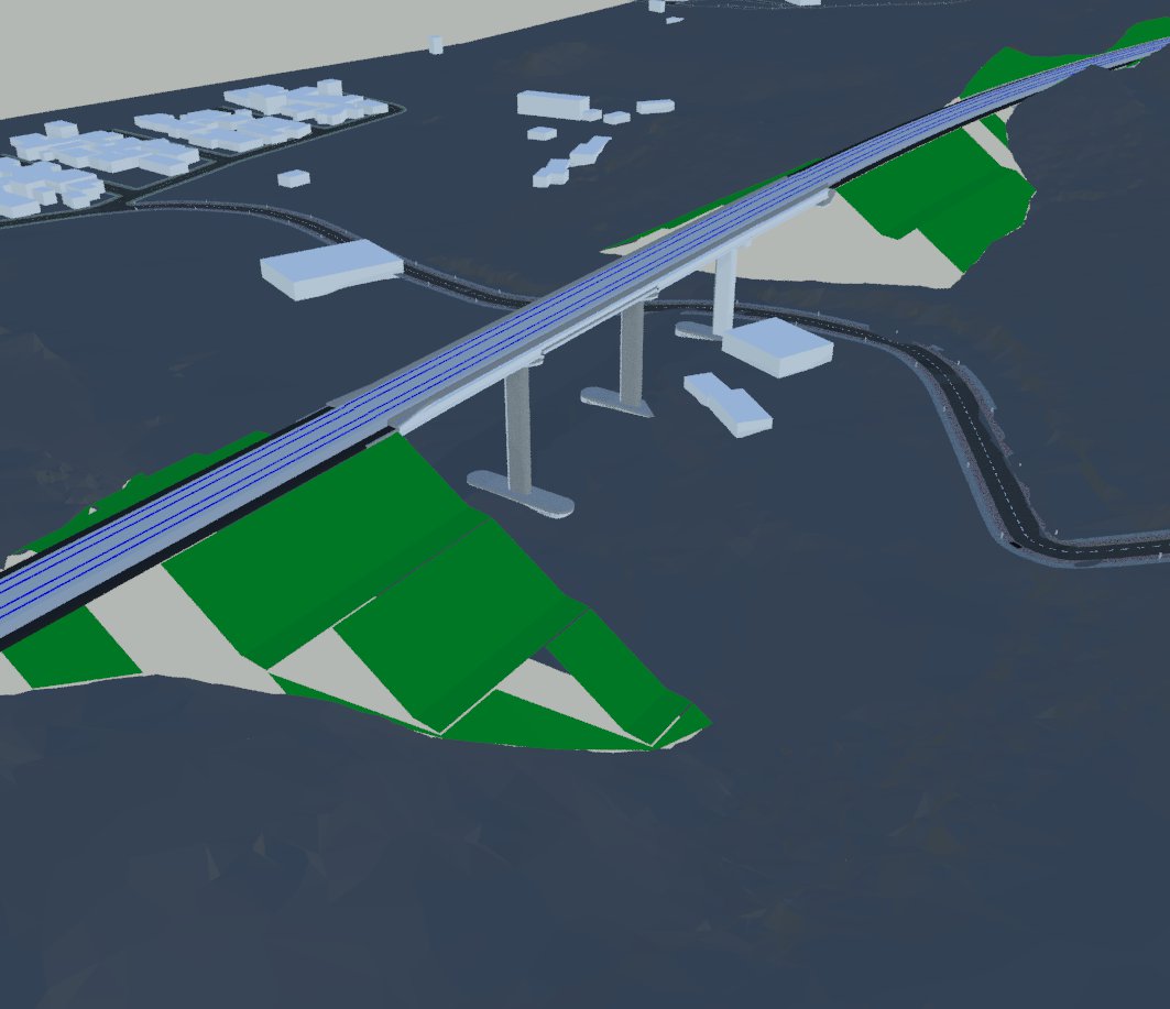 Rail alignment at São Roque